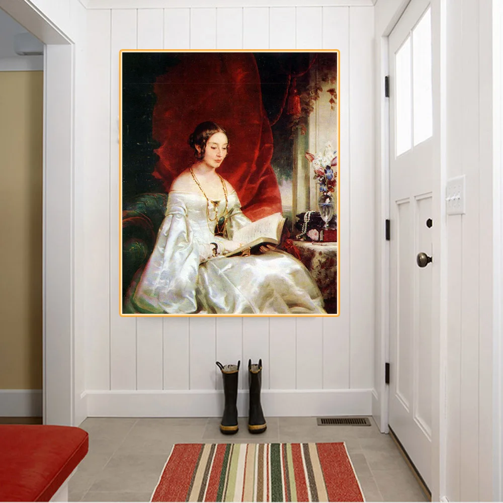 Цитон Кристина Robertson Olga Ольга Ивановна Орлова-Давыдова Canvas картина маслом на