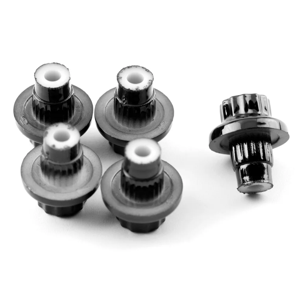 25 шт. 7 6 мм серебристо черные универсальные колесные заклепки гайки Сменные для
