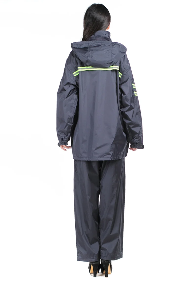 

Rain Pants Suit Breathable Mesh Thickened Double-Layer Split Adult Outdoor Motorcycle Electric Car Poncho