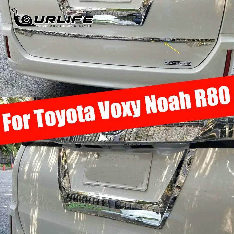 Хромированная Задняя Крышка багажника Обложка лицензия патент отделка для Toyota