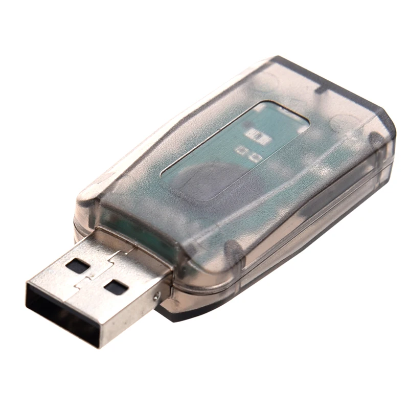 Мгновенный внешний 5 1 USB 3D аудио адаптер звуковой карты для ПК настольный ноутбук