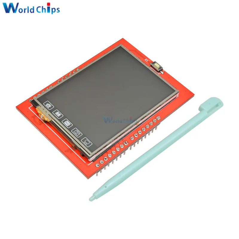 2,4 дюймов TFT ЖК-дисплей Сенсорный экран щит для Arduino UNO R3 Mega2560 ЖК-дисплей модуль 18-bit 262000 разных оттенков Дисплей доска