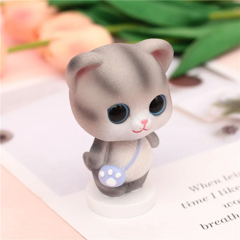 2388B Милая машина украшения Bobblehead собака кивая игрушки для щенка приборной панели автомобиля Декор для дома авто украшение интерьера аксессуары - Название цвета: 2388B