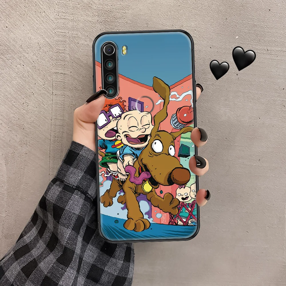 

Rugrat Cartoon Cute Phone case For Xiaomi Redmi Note 7 7A 8 8T 9 9A 9S 10 K30 Pro Ultra black fashion coque tpu bumper pretty