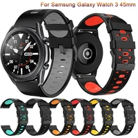 22mm silicone band for samsung galaxy watch 3 45mmhuawei watch gt2 46mmgear s3 watchband bracelet strap for amazfit gtr 47mvm