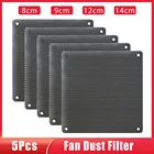 5 шт., пылезащитный чехол из ПВХ, 80 мм, 90 мм, 120 мм, 140 мм