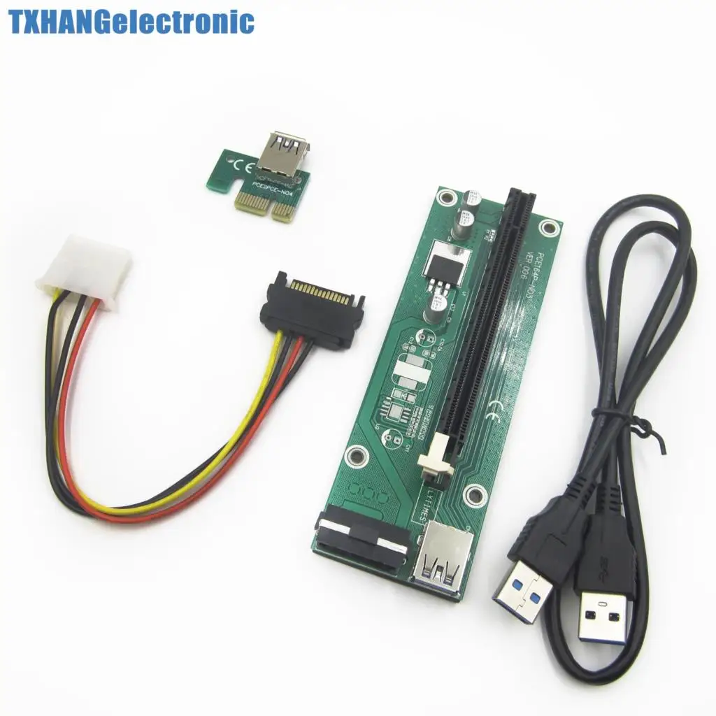 USB 3,0 PCI-E Express Powered Riser Card с удлинителем 1Х до 16Х Monero