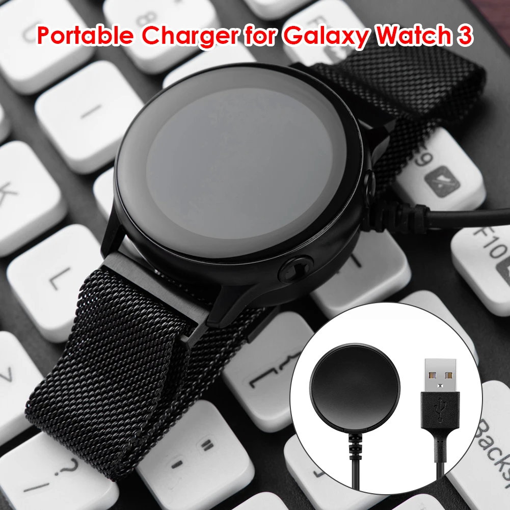 Магнитный кабель для Samsung Galaxy Watch 3 Active 1 2 адаптер быстрой зарядки 40/41/40