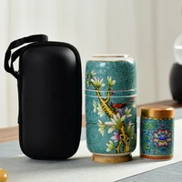 chinese ceramic teapot tea pot gaiwan teacups portable travel office tea set