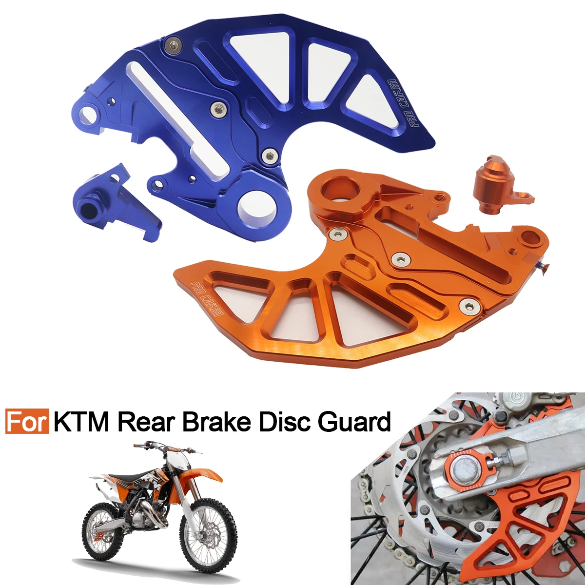 

New Motorcycle CNC Caliper Rear Brake Disc Guard Protector for KTM SX SX-E EXC EXCF 125 150 250 300 350 450 2013-2018 Dirt Bike