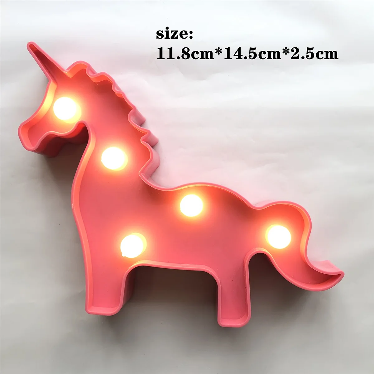 red unicorn YAYU мультфильм настольная лампа 3D Корона/единорог голова/Кактус/единорог/Моделирование Ночной светильник светодиодный настольная лампа украшение дома офисные подарки - Испускаемый цвет: red unicorn