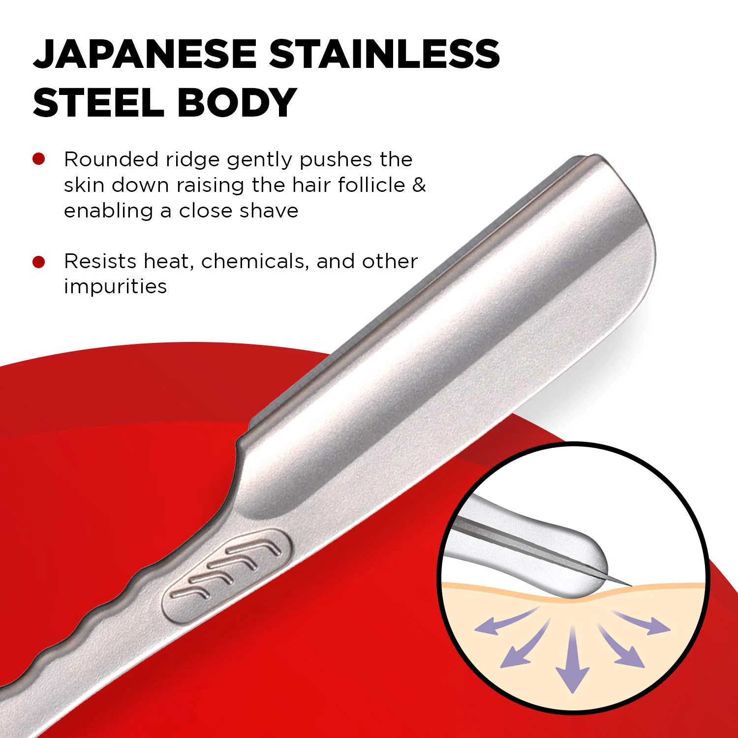 Бритва RIRON с перьями для стрижки бороды и лица ручная бритва деревянной ручкой