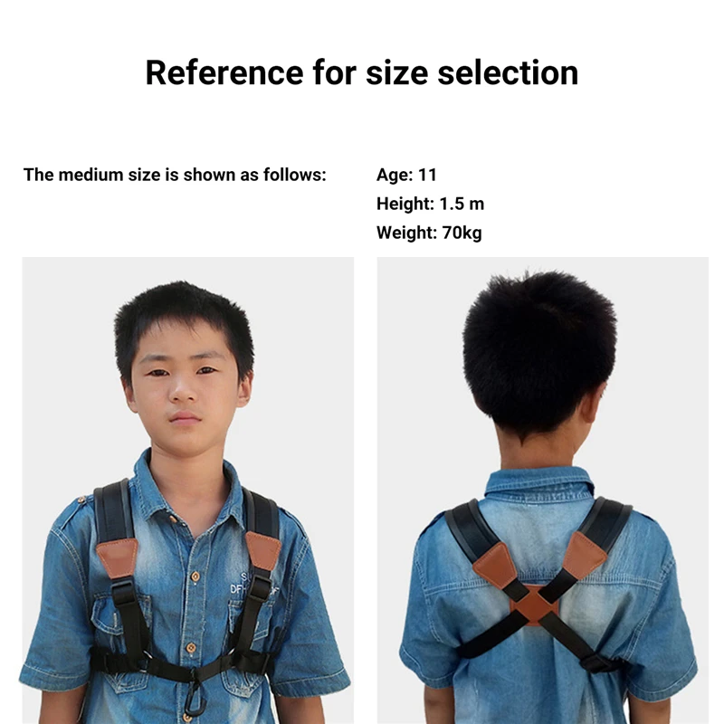 Ремешок кожаный для саксофона мягкий со стальным крючком альт-тенора сопрано