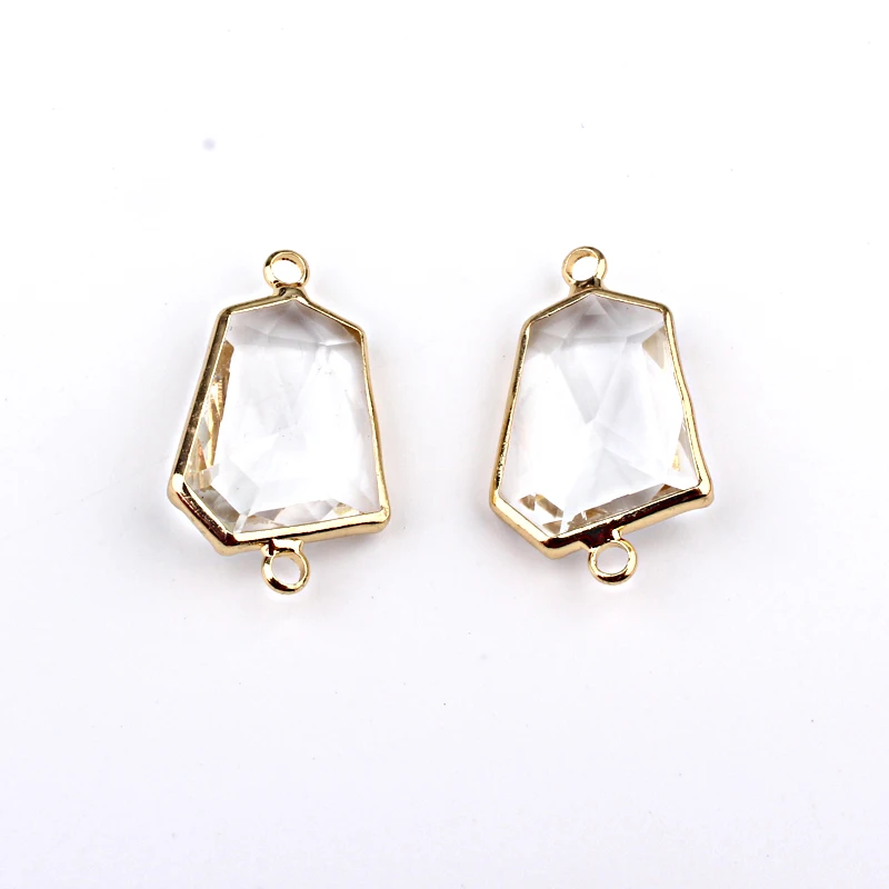 5 шт. необычный Прозрачный кристаллический браслет коннектор индивидуальное