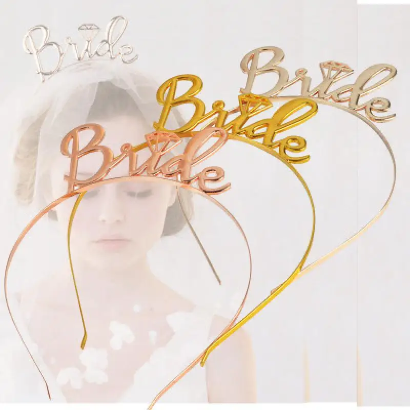 1 шт. розовое золото серебро свадебные аксессуары для волос свадьбы Корона