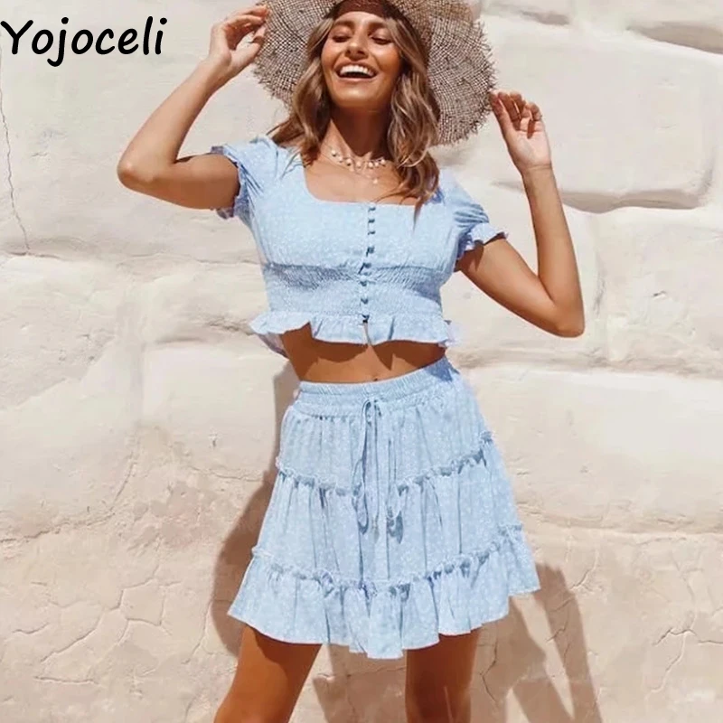 Yojoceli Сексуальная плиссированная короткая Повседневная Блузка для женщин