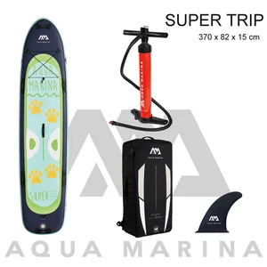 AQUA MARINA SUPER TRIP 370*82*15 см надувная sup доска, надувная доска для серфинга, доска для серфинга, надувная каяк