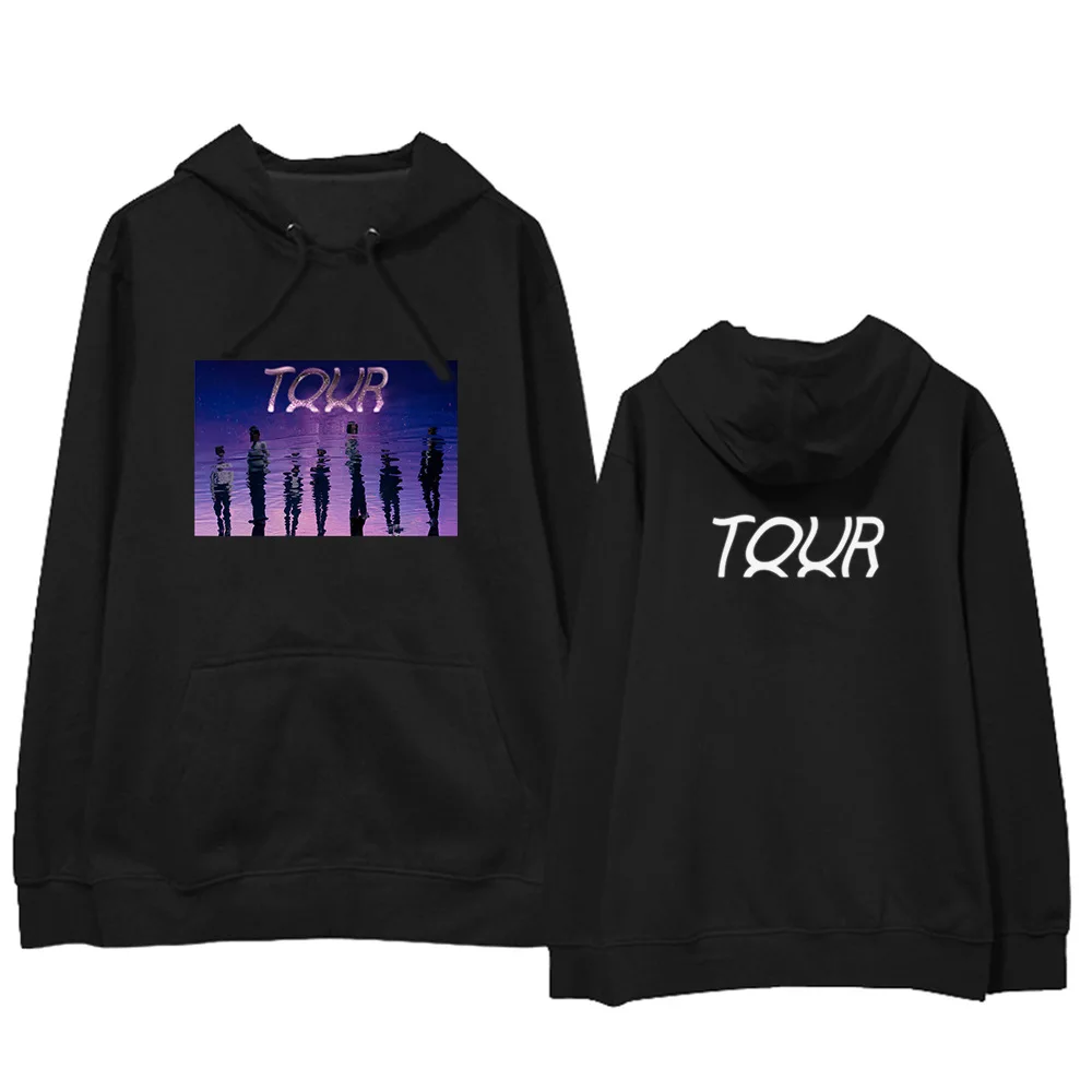 Kpop Bangtan 2020 World tour пуловер с принтом толстовки весна осень унисекс k pop капюшоном для