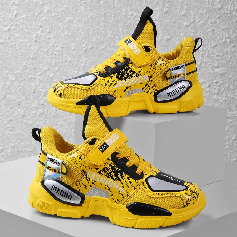 

Баскетбольные кроссовки для мальчиков, дышащие, мягкие, Нескользящие, спортивная обувь, брендовые