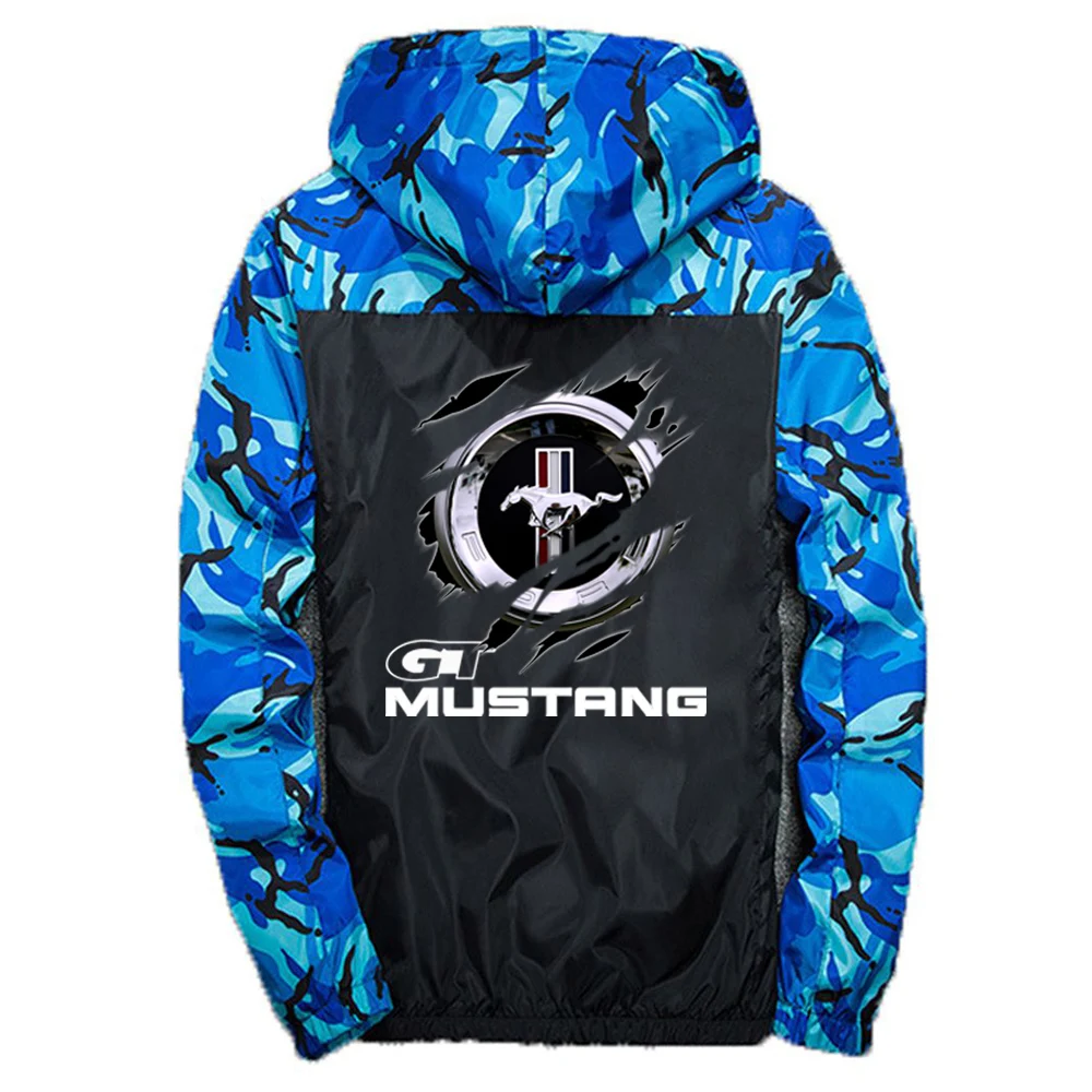 Мужская Осенняя ветровка креативного дизайна куртка Mustang Спортивная сращенная