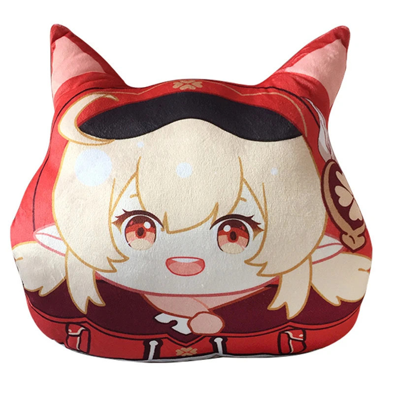 

Genshin Impact Cosplay Hand Warmer Throw Cushion Winter Plush Doll Accessories Toys Xmas Gift