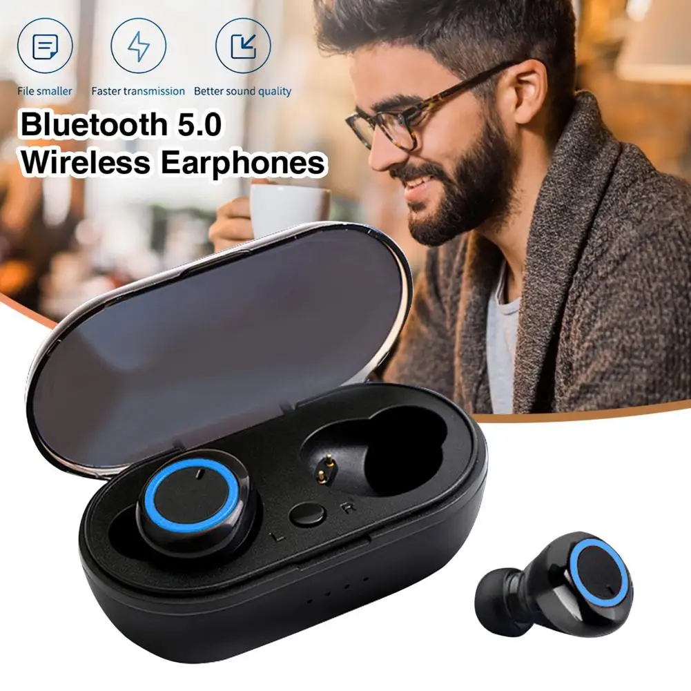 

New Y50 TWS Bluetooth 5.0 Earbud Wireless Earphone Sports Earphone 3D Stereo Sports Waterproof Earbud Earphone With Microphone