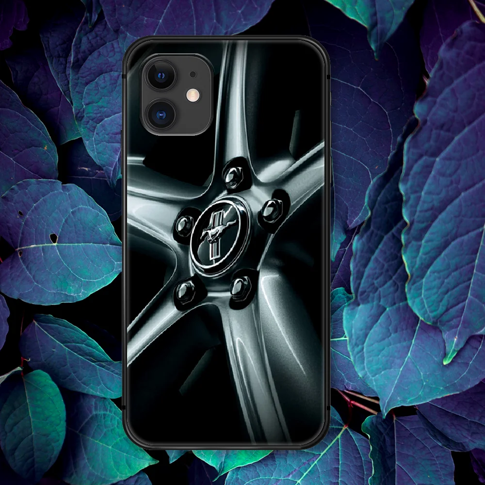 

Fords Mustang Sport Car Phone Case For IPhone 4 4s 5 5S SE 5C 6 6S 7 8 Plus X XS XR 11 12 Mini Pro Max 2020 black Back Pretty