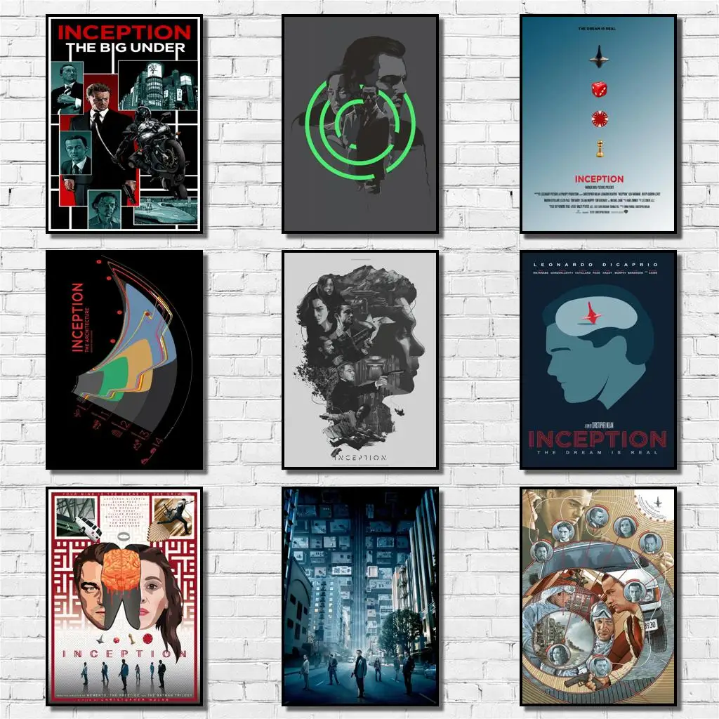 26 дизайнов Нолан фильм начало постера на бумаге белый декаль для дома живописи на стене наклейка для кофейни бара.