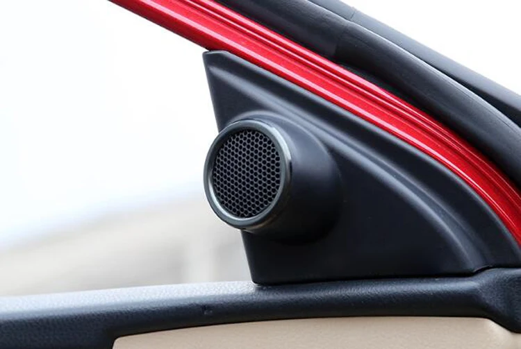 Автомобильный Стайлинг ABS автомобильная звуковая Обложка 2 шт./компл. для toyota corolla