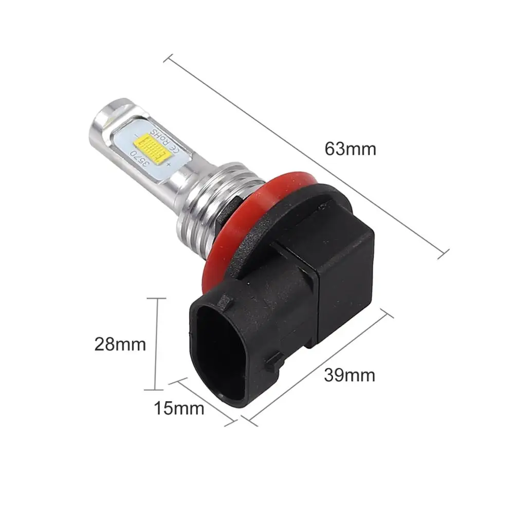 H11 H8 H9 светодиодный головной светильник Светильник лампы дальнего и ближнего