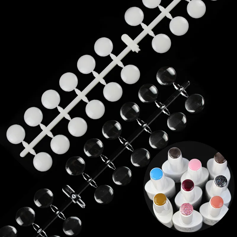 120 шт инструментов для ногтей дисплей Цвет карты CH лак круглый Типсы столик