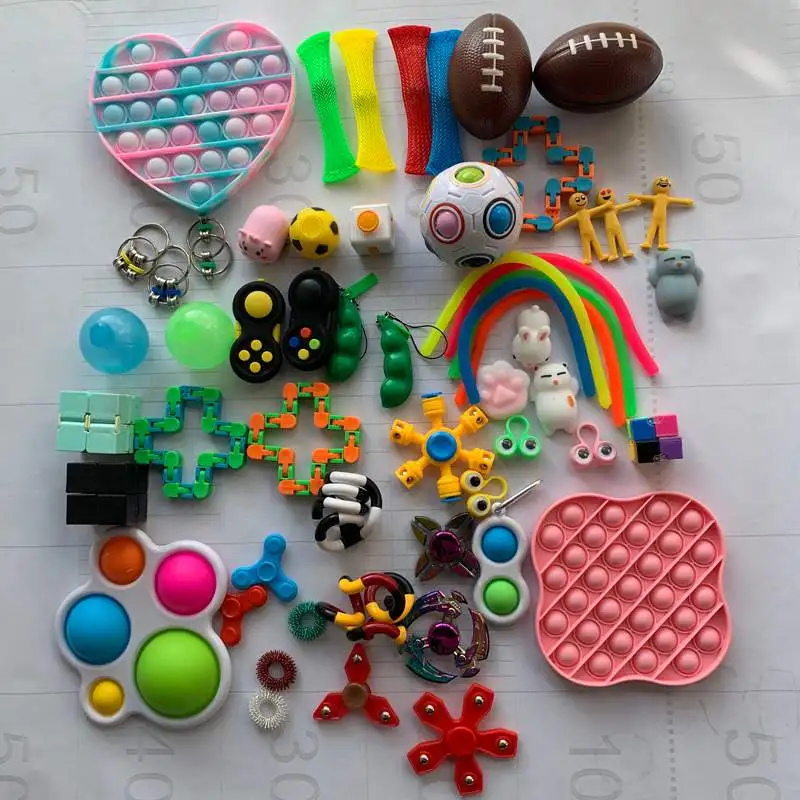 

Anti Stress Bubble Fidget Toys 20/21/23/24/25PCS Fidget Sensory Toys Set Antistress Relief Autism Anxiety for Kids Adults