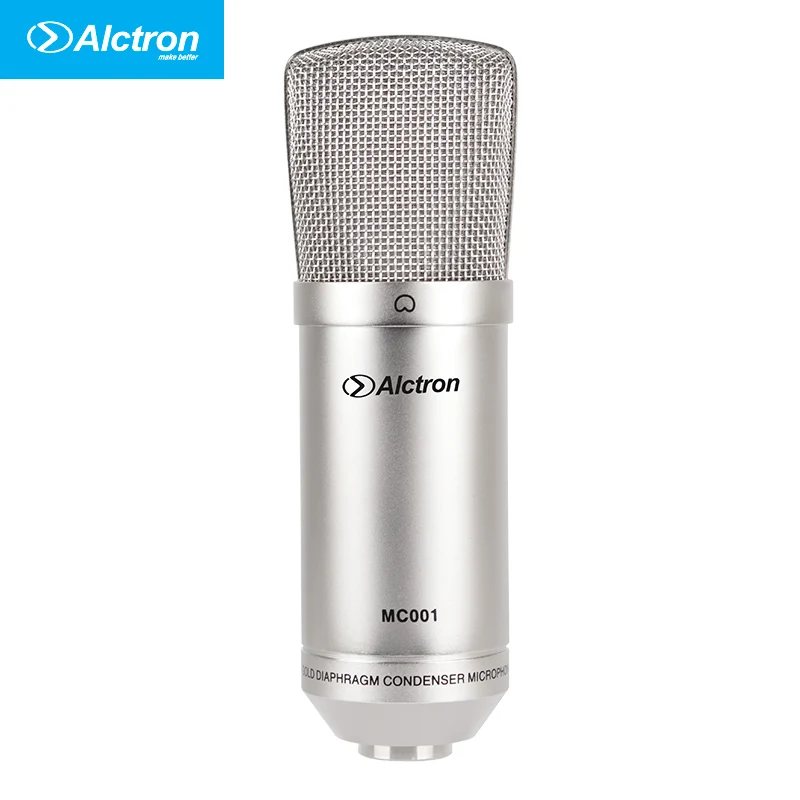 Конденсаторный микрофон Alctron MC001 pro Студийный для записи с широкой диафрагмой и