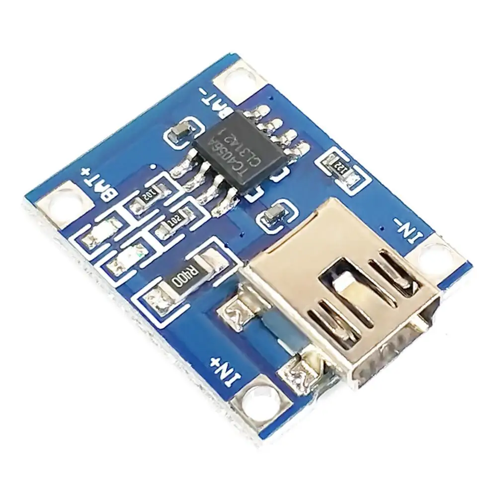 100 шт./лот Micro USB 5 в 1A 18650 TP4056 литиевая батарея зарядное устройство Модуль зарядная