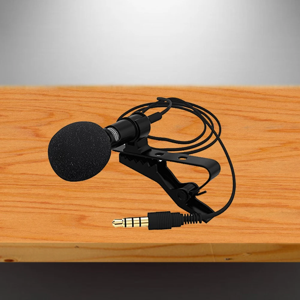 Профессиональный Студийный конденсаторный микрофон с креплением на лацкан и