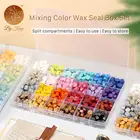 2021восковая коробка для печати, набор бусин для конверта, Свадебная Упаковка, подарки, растительная печать, цветок, восковая печать, инструменты для изготовления печати воск для печати штамп для стемпинга