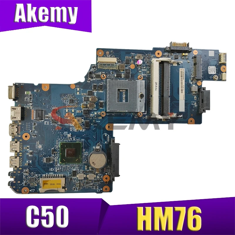 

H000061920 H000061930 для Toshiba C50 C55 C50-A C55-A материнская плата портативного компьютера с SLJ8E HM76 DDR3 100% полностью протестирована