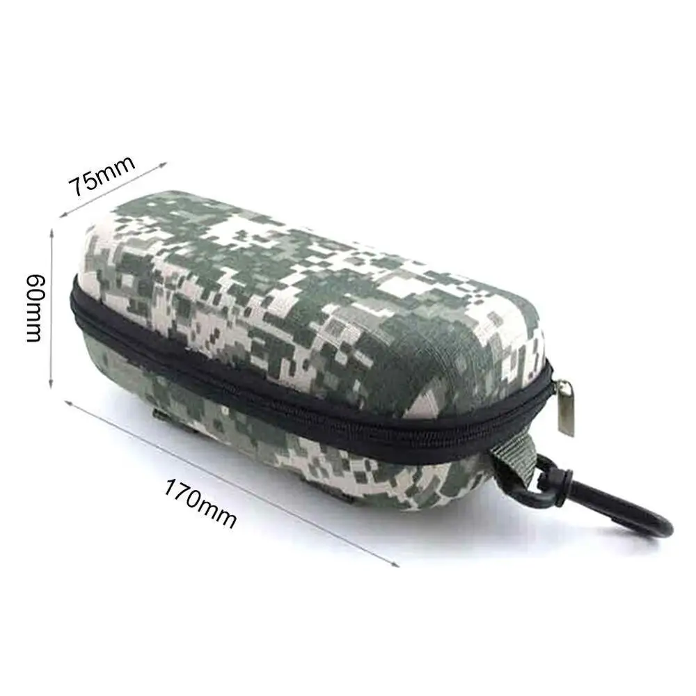 Тактическая портативная коробка для солнцезащитных очков EVA камуфляжная Молле