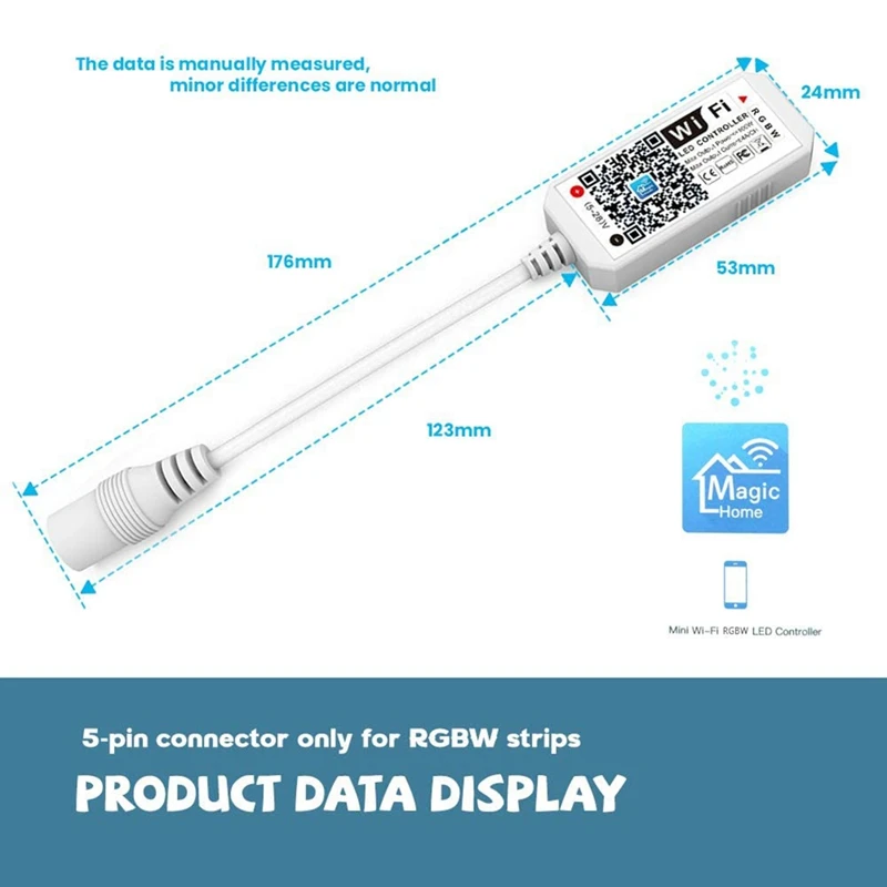 RGBW LED Strip Controller Bluetooth Wifi App Controlled Dimmer Control For Android / IOS System Light Chain | Лампы и освещение