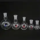 Лабораторные принадлежности, стеклянная колба с плоским дном 50100150250500 мл, лабораторная колба с одной шеей для закипания