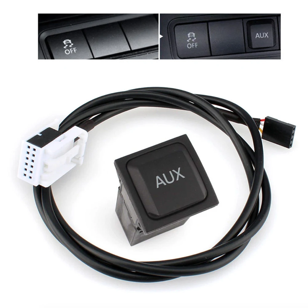 Запчасти для cd плеера USB Кнопка запасной AUX кабель переключатель аксессуары