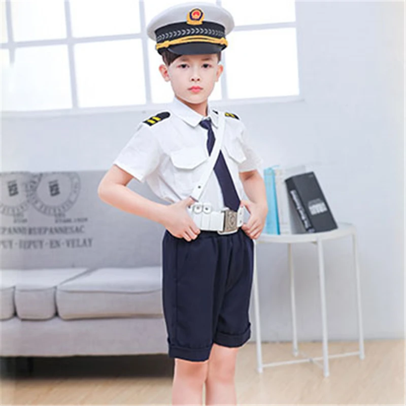Color 4 Suit Детская Сейлор Мун японская школьная форма стиль Kawaii для девочек и мальчиков корейский стиль военный карнавальный костюм Хэллоуина для детей - Цвет: Color 4 Suit