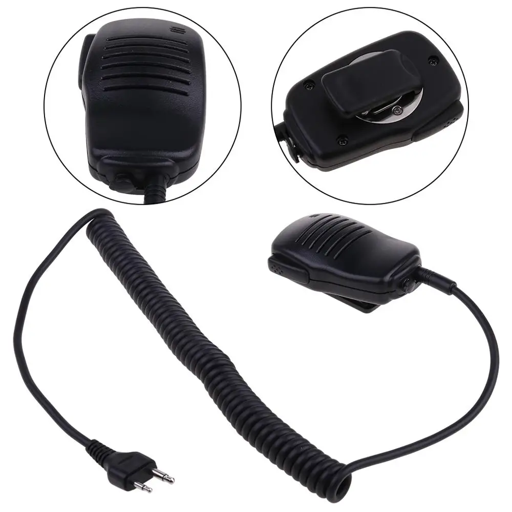 

Handheld Speaker Mic Microphone PTT For ICOM Two-Way Radio Walkie Talkie 2-Pin Hot Sale