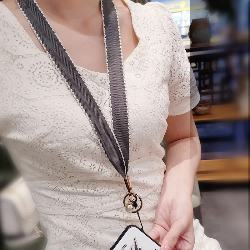 Со шнурком для телефона в виде горошины подвеска на шею женский ремень широкий