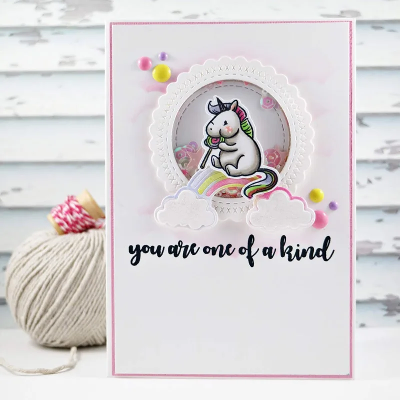 Металлические штампы и прозрачные для скрапбукинга прекрасный единорог 2020 | Дом