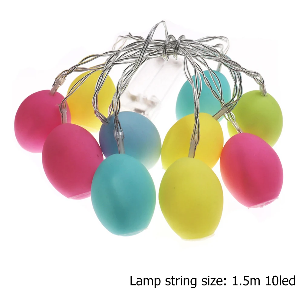 

1.5m Easter Egg 10LED Lamp String For Party Wedding Brithday Ornament Decorative Lights Bedroom Wall Decoration Shine Garland