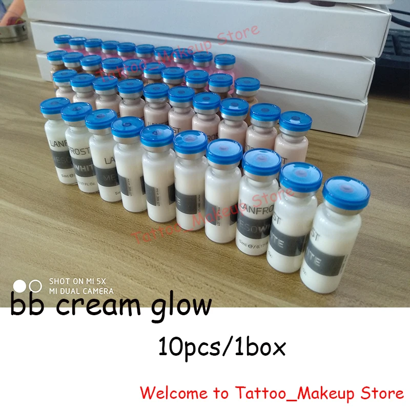 5 мл корейский месо белый bb крем свечение ампулы стартовый набор сыворотка daliy