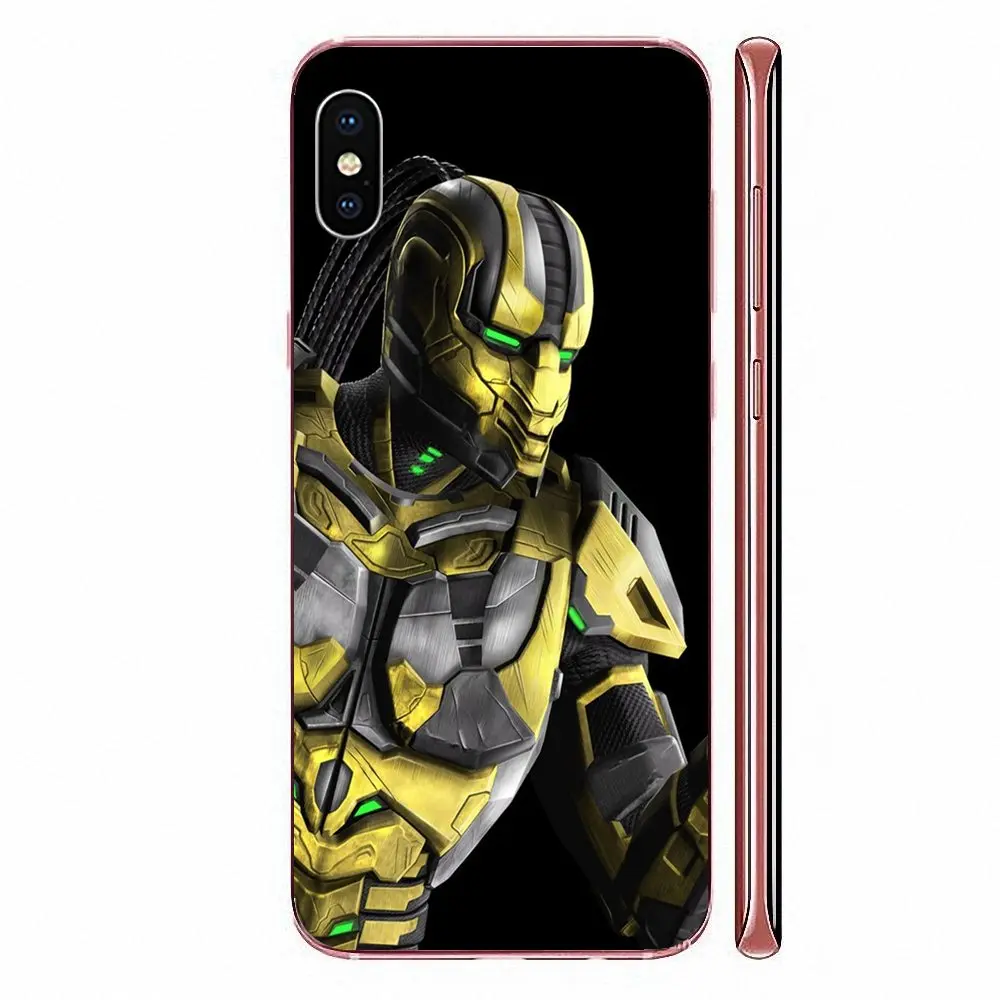 Мультяшный Скорпион Mortal Kombat для Xiaomi Mi3 Mi4 Mi4C Mi4i Mi5 Mi 5 5x6 6X 8 SE Pro Lite A1 Max Mix 2 Note 3 4 |