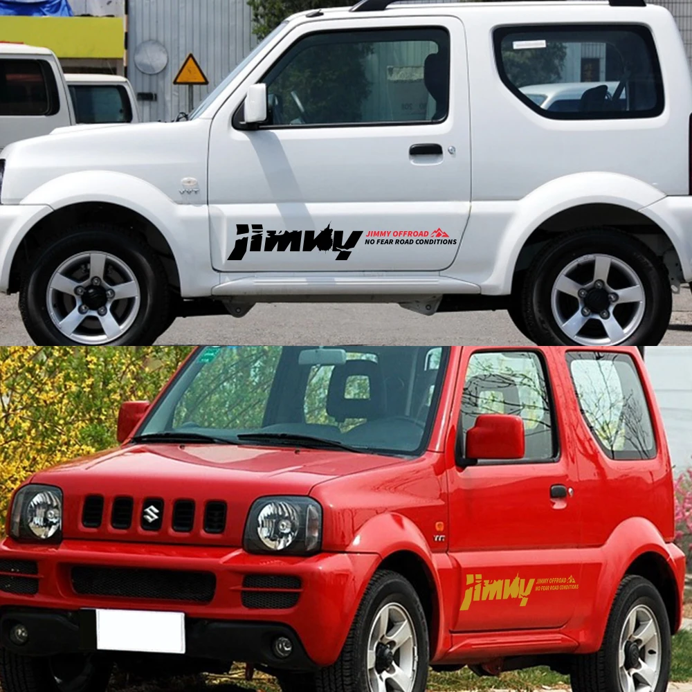 2 шт. для SUZUKI JIMNY автомобильные наклейки виниловой пленки углеродное волокно Авто