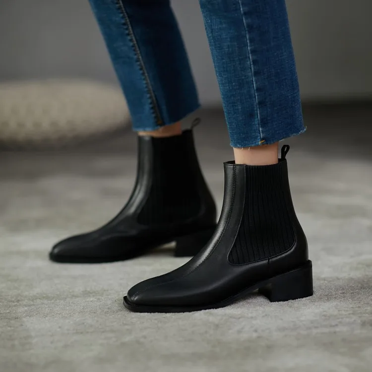 

Chelsea Boots boots women Leather ankle boots shearling-lined ankle boots Patent leather ankle boots